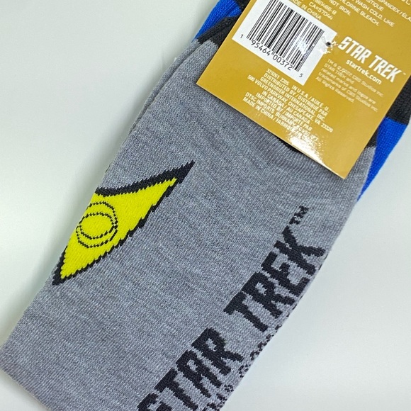Star Trek Men’s Crew Sock Three Pairs - Picture 7 of 10